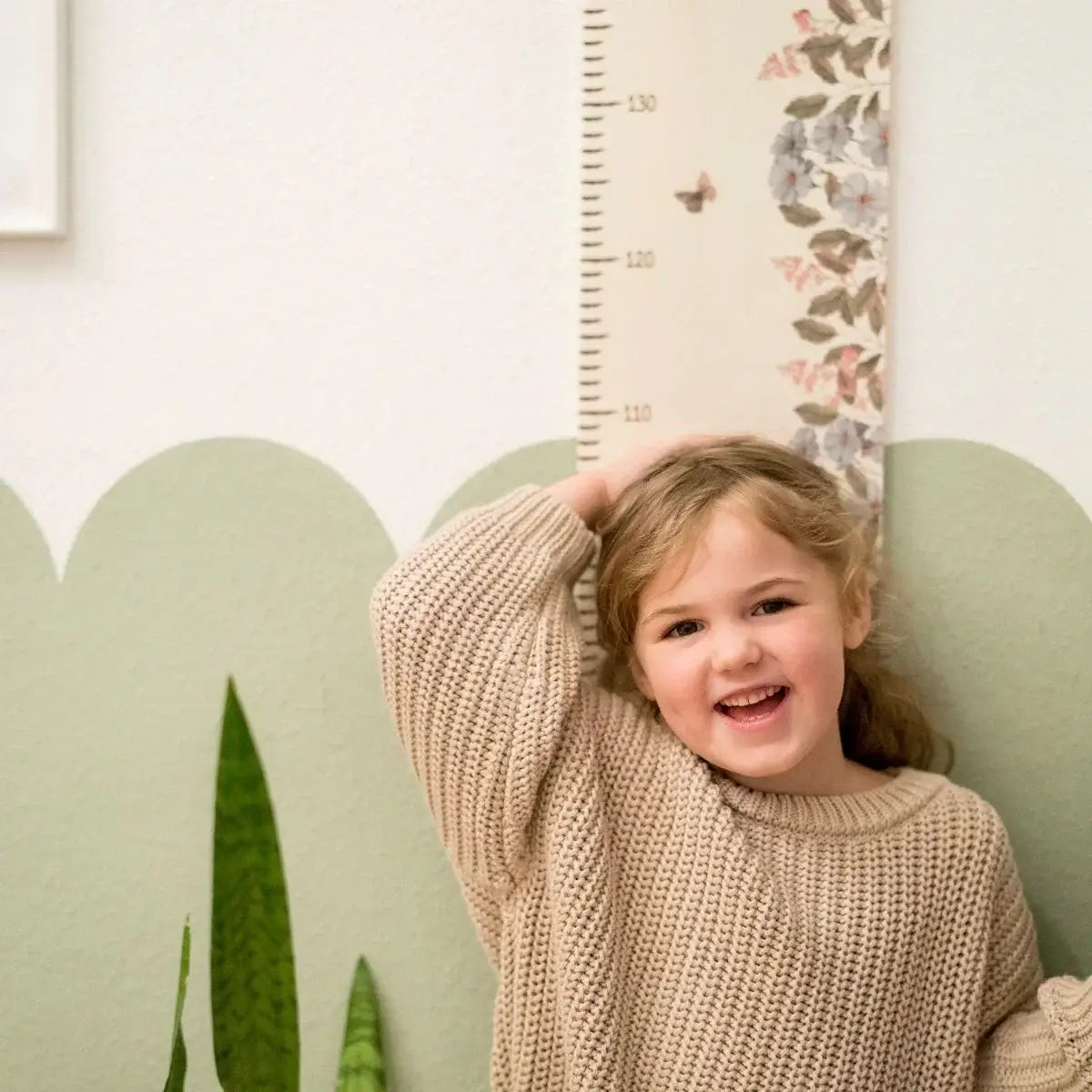 Messlatte Kinder Holz