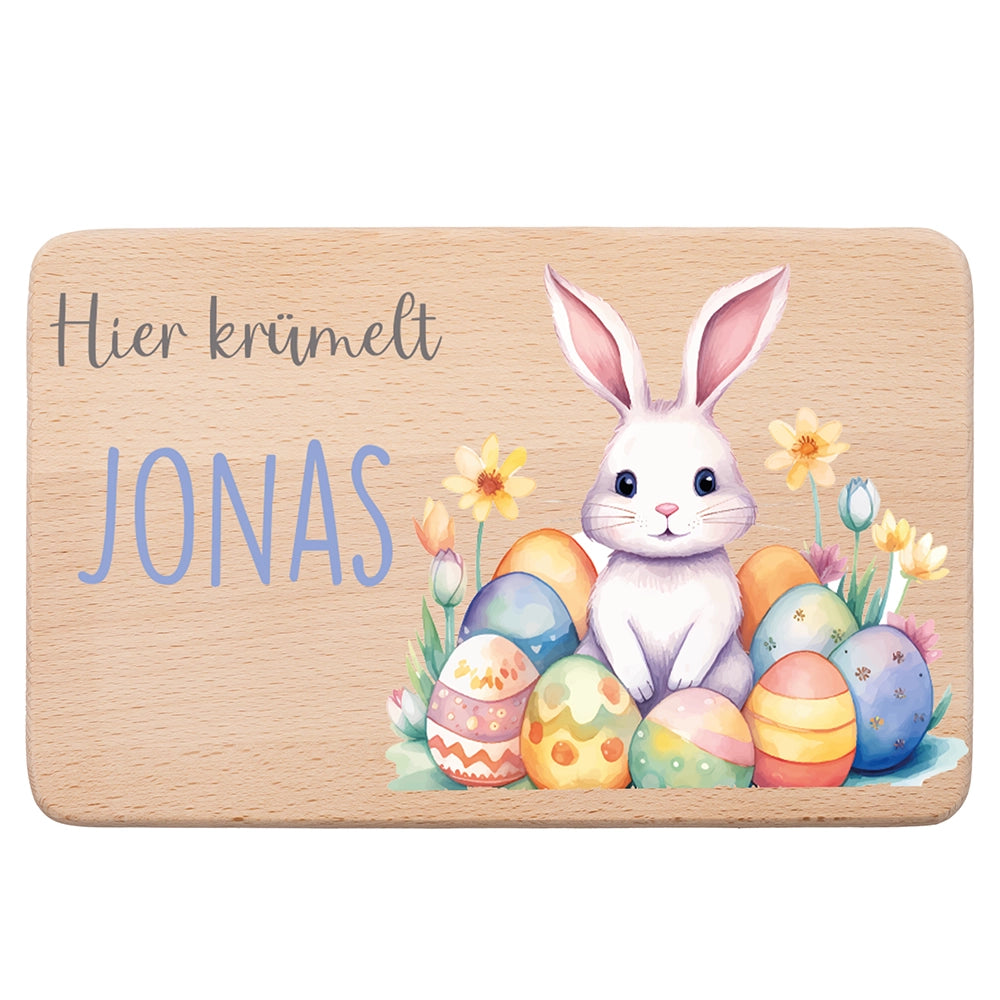 Frühstücksbrettchen Holz personalisiert