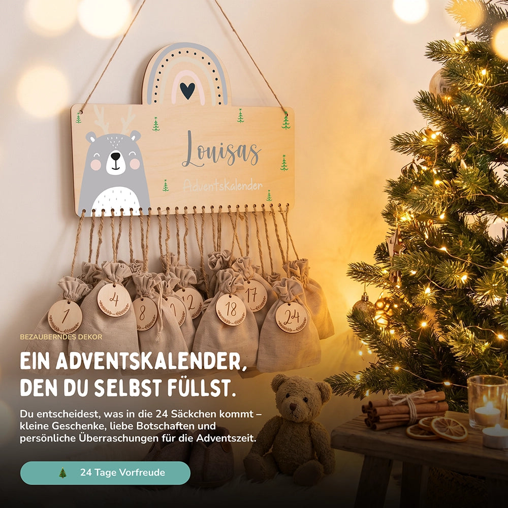 Adventskalender Kinder - Rehntierchen