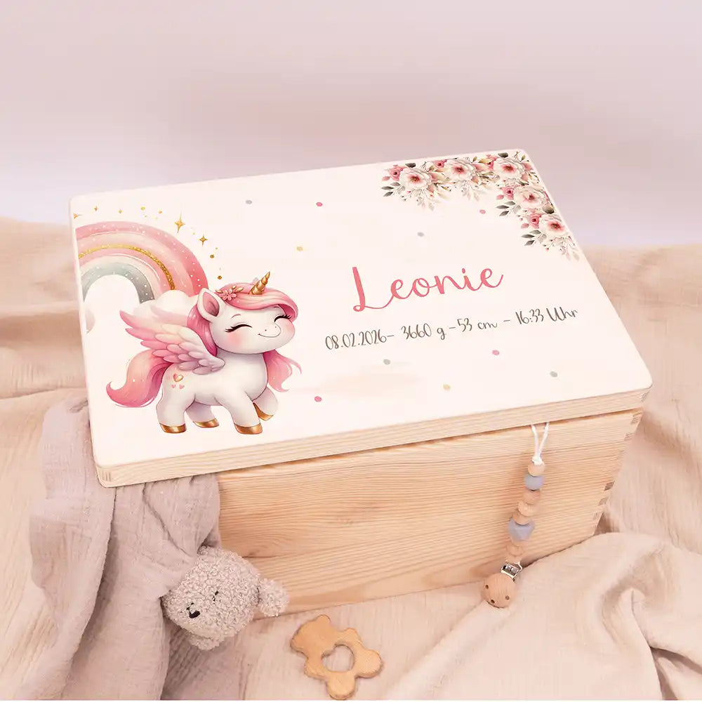 Erinnerungsbox Baby - Baby Einhorn
