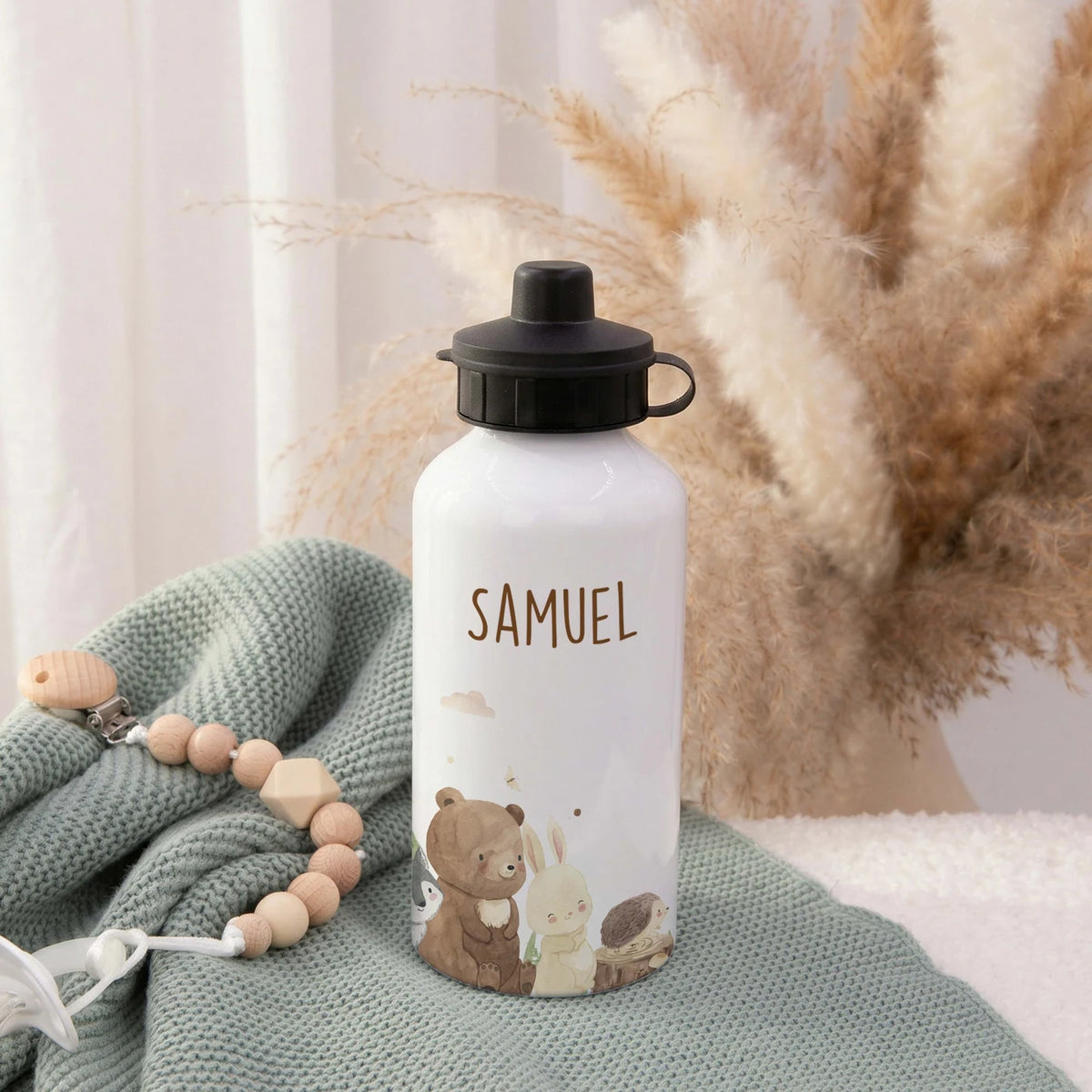 Personalisierte Trinkflasche Kinder – Waldfreunde