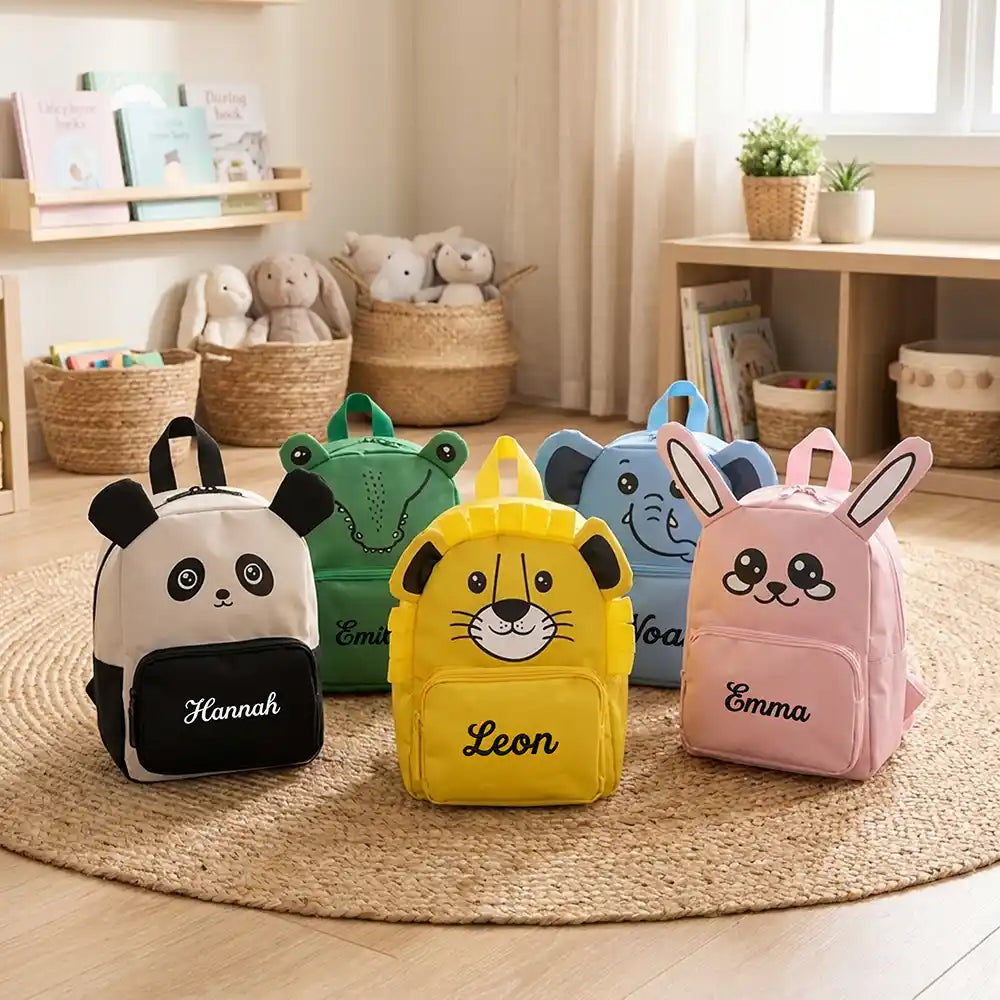 Personalisierter Kinderrucksack Löwe, Geschenk fĂŒr Kinder, unisex