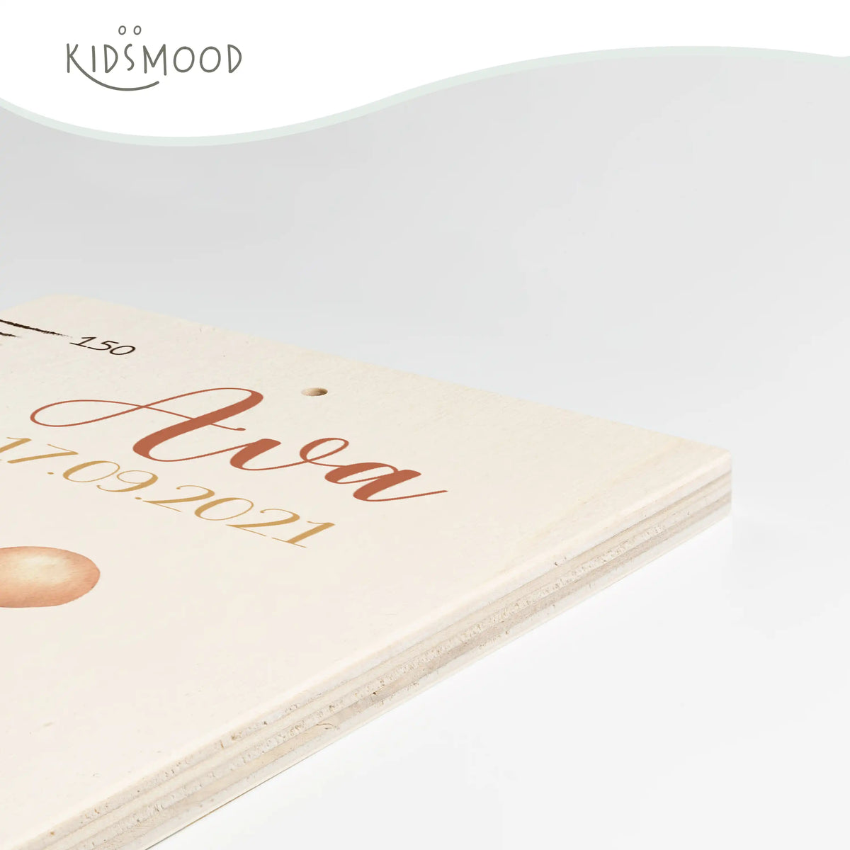 Messlatte Kinder Holz & Aluverbund - EInhorn