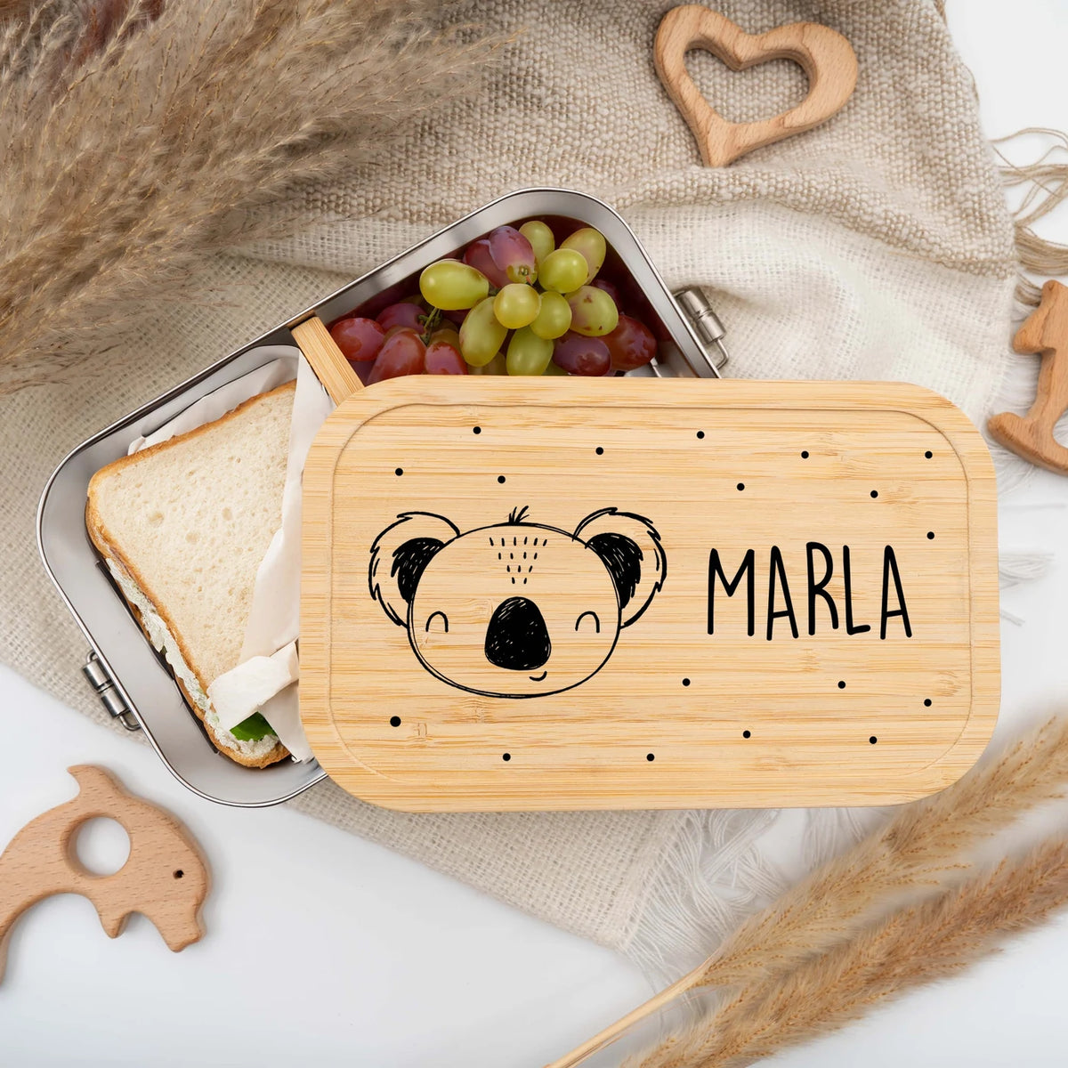 Brotdose personalisiert Koala