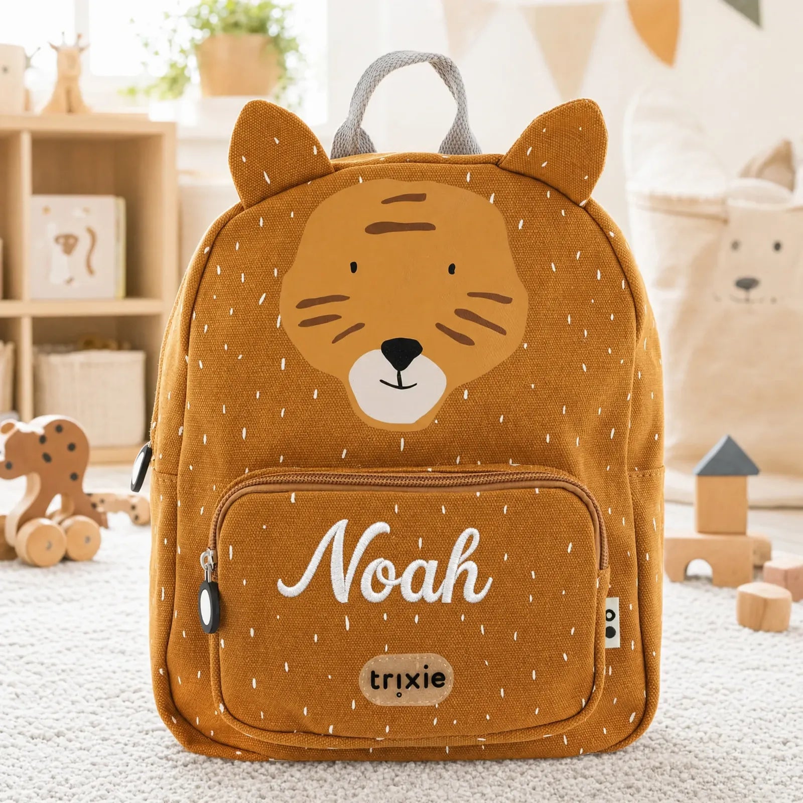 Trixie Kindergartenrucksack Tiger, Groß 7,5 L, ab 3 Jahren