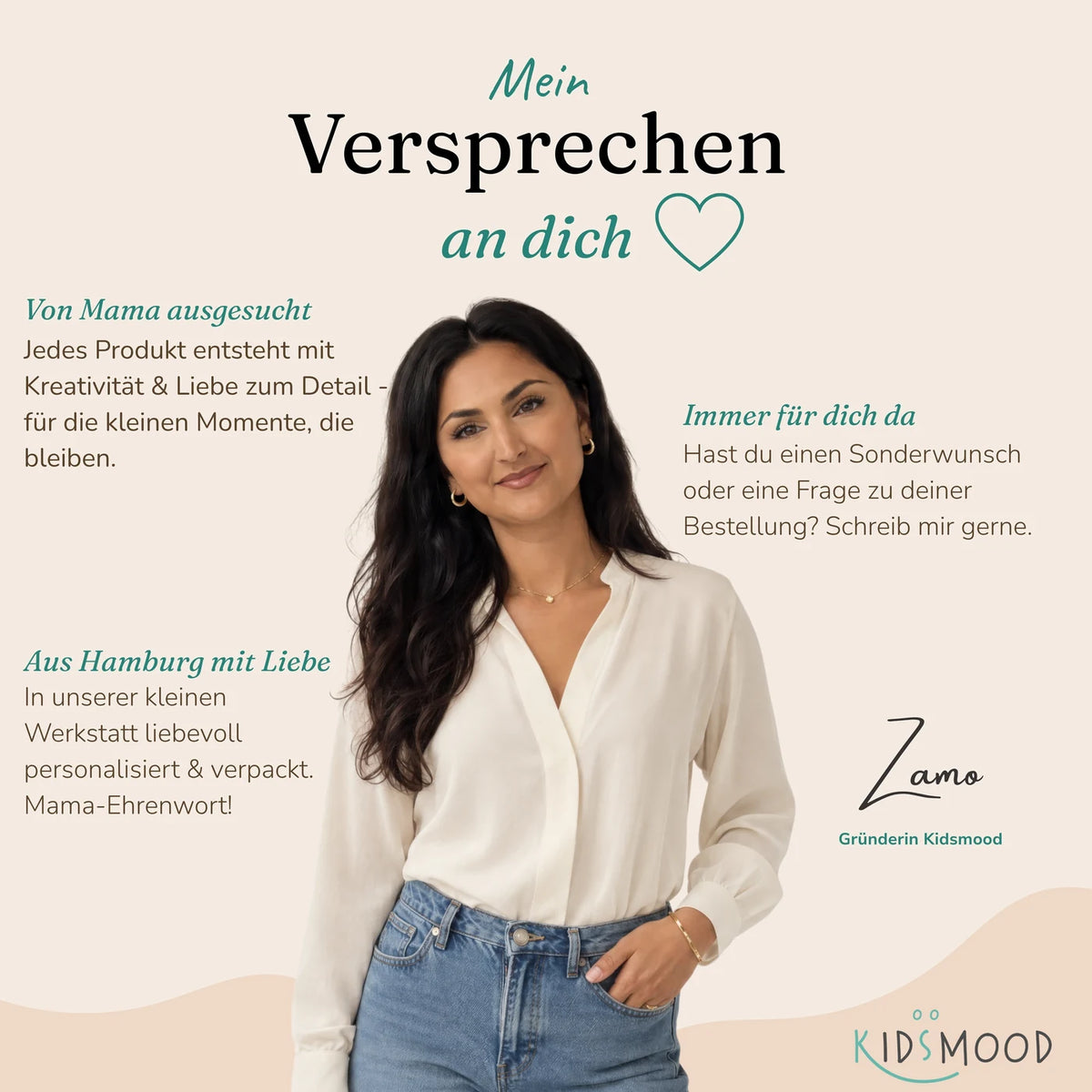 Kindergarderobe Holz personalisiert - Einhorn