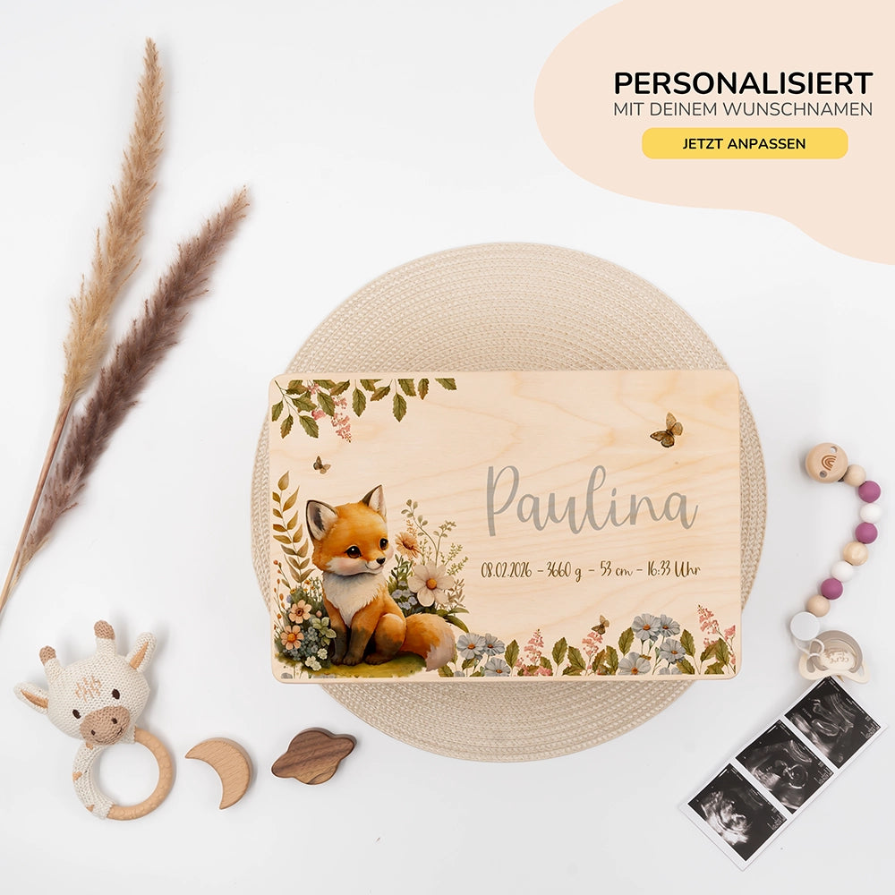 Erinnerungsbox Baby - Baby Fuchs