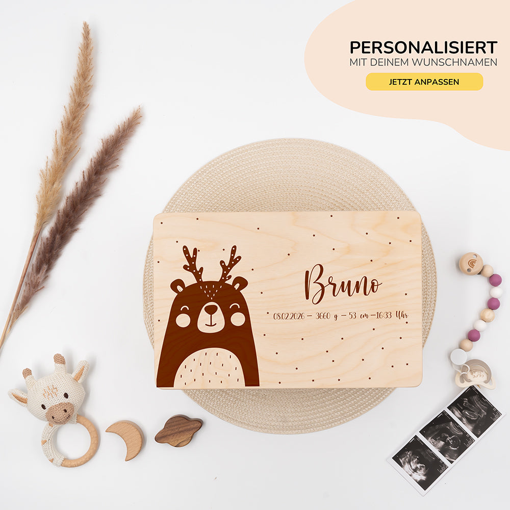 Personalisierte Erinnerungskiste X-Mas BĂ€r