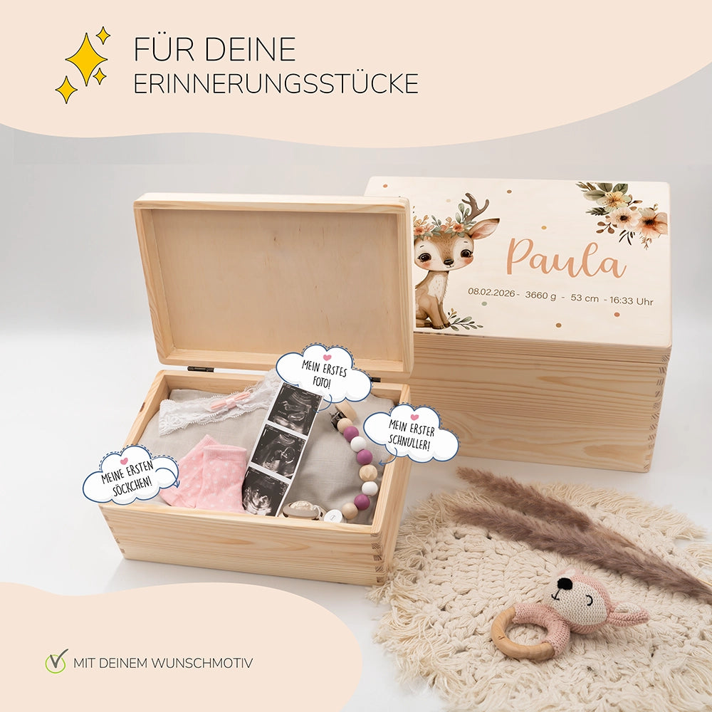Erinnerungsbox Baby - Baby Reh