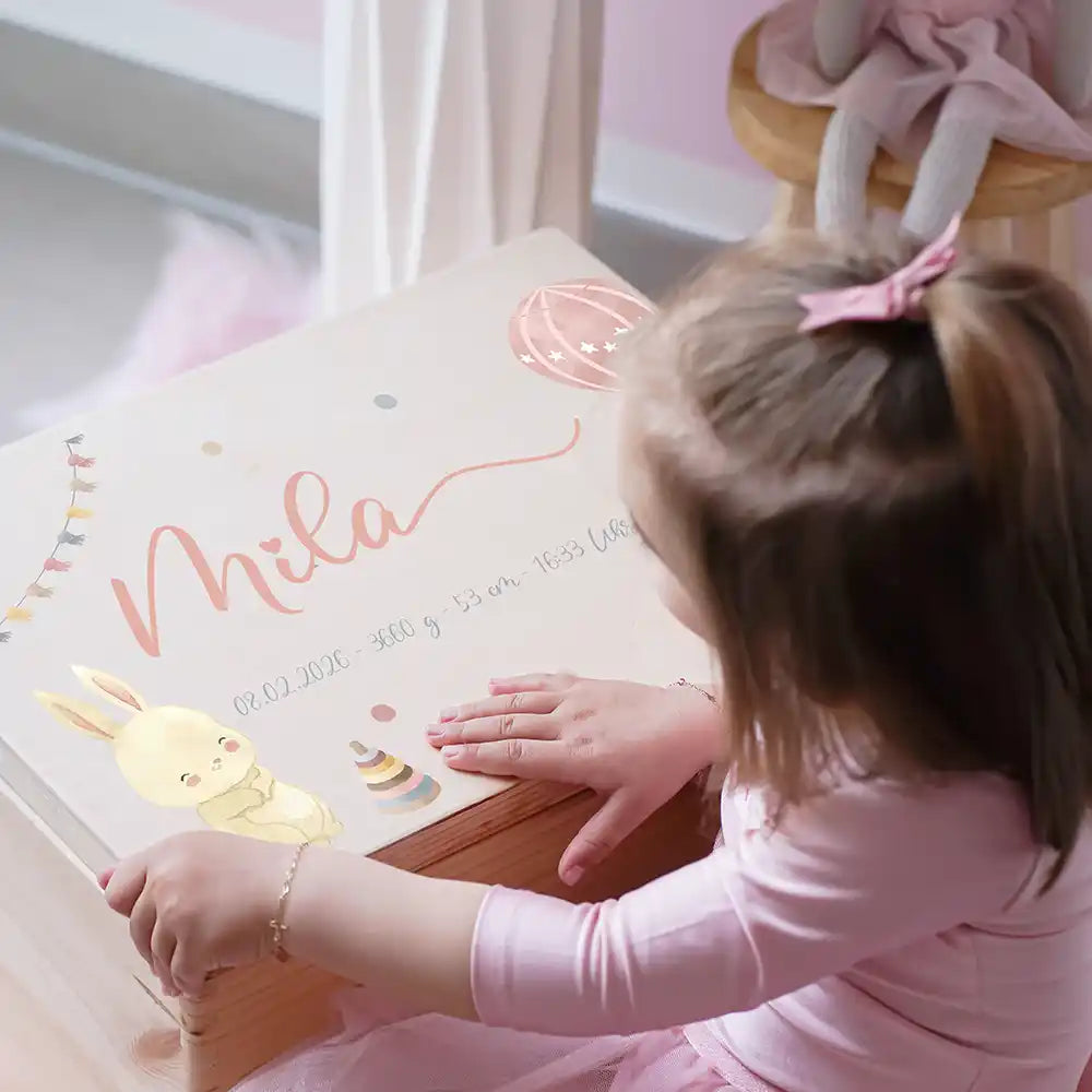 Erinnerungsbox Baby - Süßer Hase