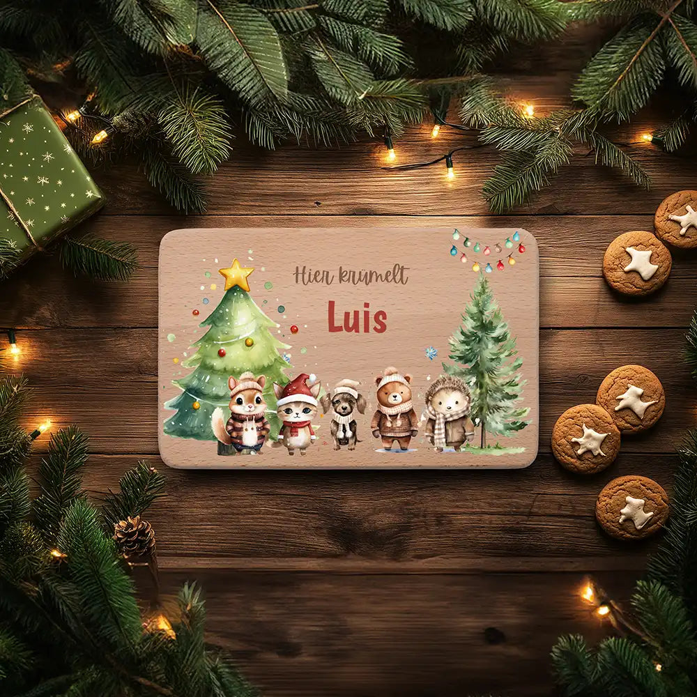 Frühstücksbrettchen Weihnachten - Weihnachtsbaum