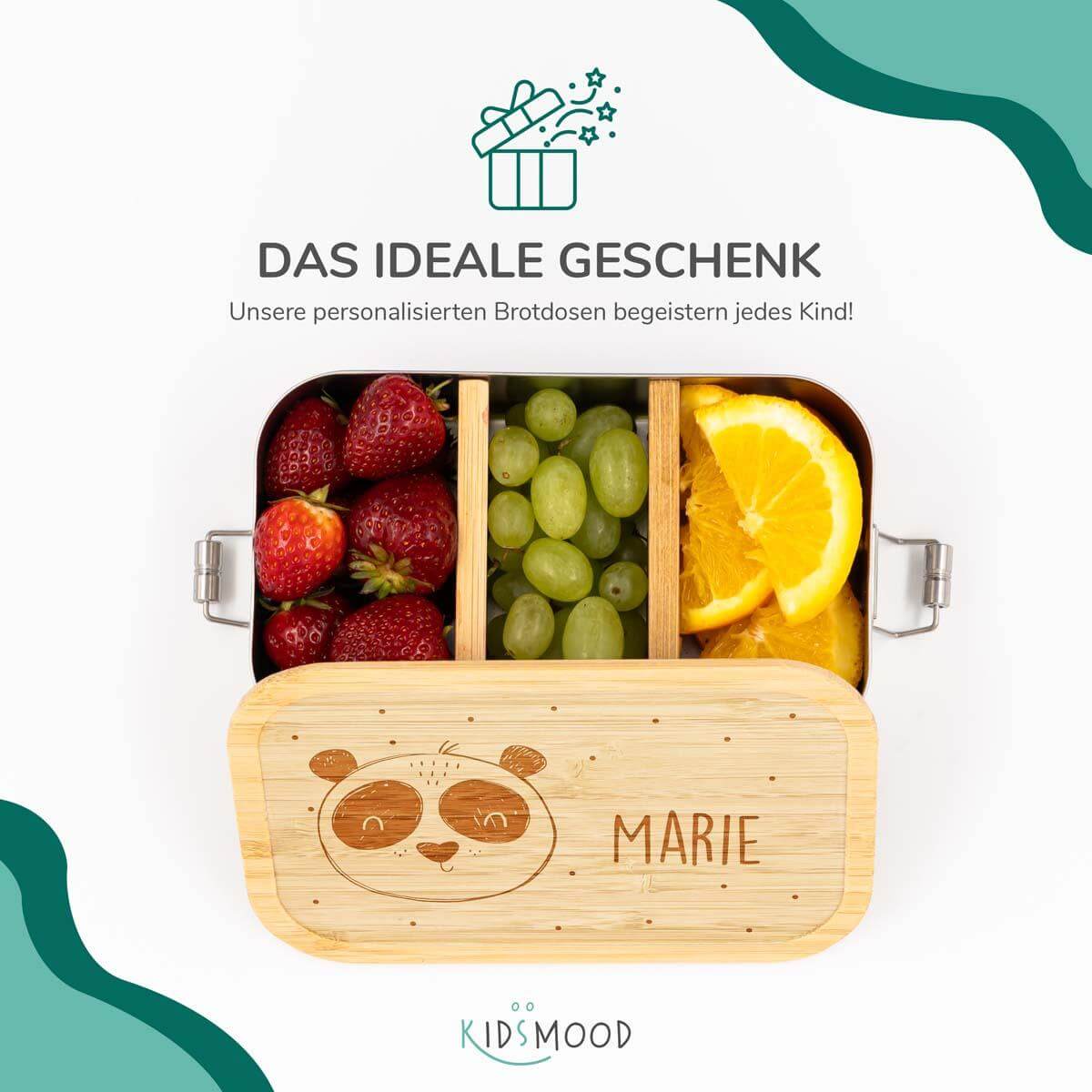 lunchbox with pandabär motif for children