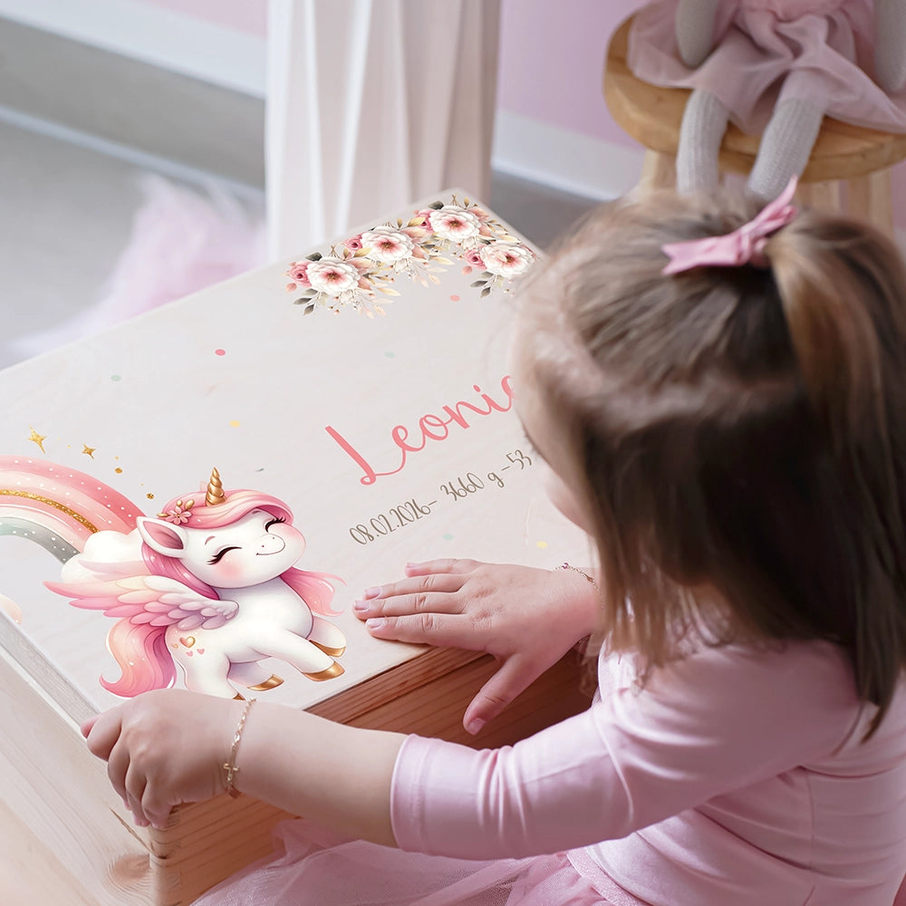 Erinnerungsbox Baby - Baby Einhorn