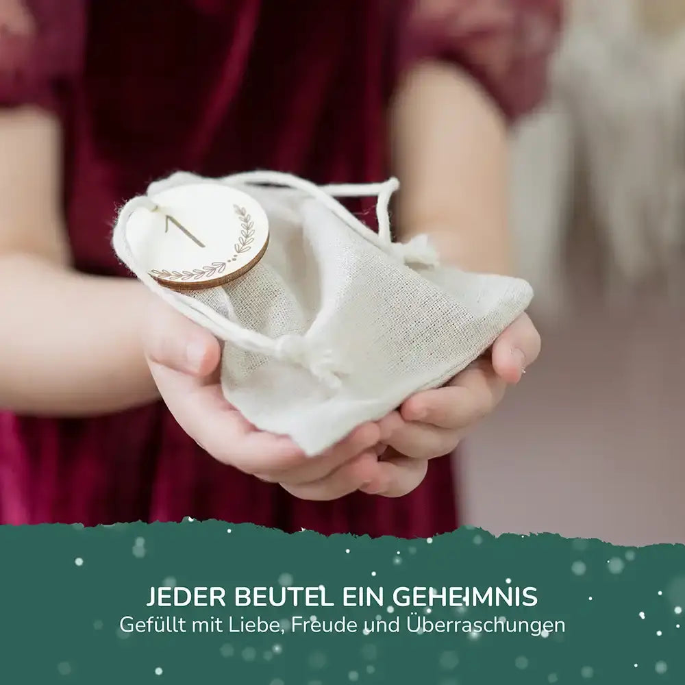 Personalisierte Adventskiste zum Befüllen - Weihnachten Tiere