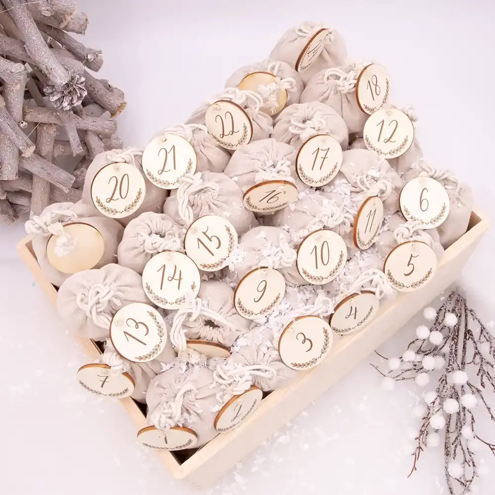 Personalisierte Adventskiste zum Befüllen - Weihnachtswunder