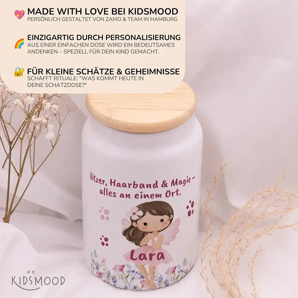 Personalisierbare Keksdose mit Name - Zauberfee