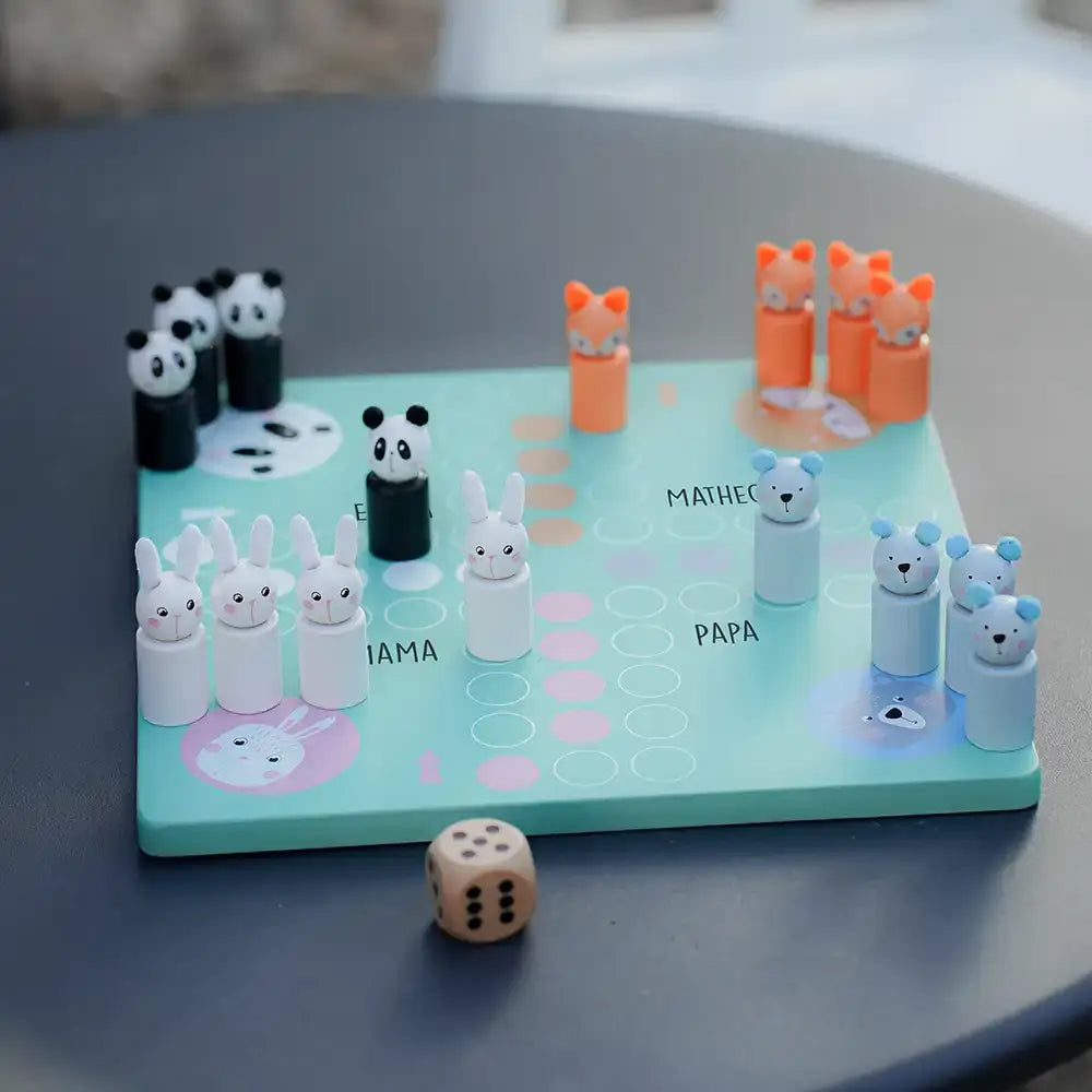 Ludo Spiel personalisiert mit Namen - Brettspiel