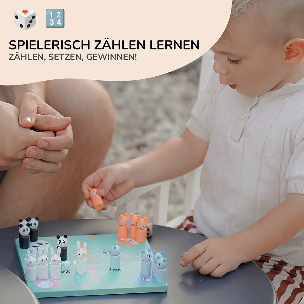 Ludo Spiel personalisiert mit Namen - Brettspiel