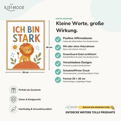 Löwe Ich bin stark