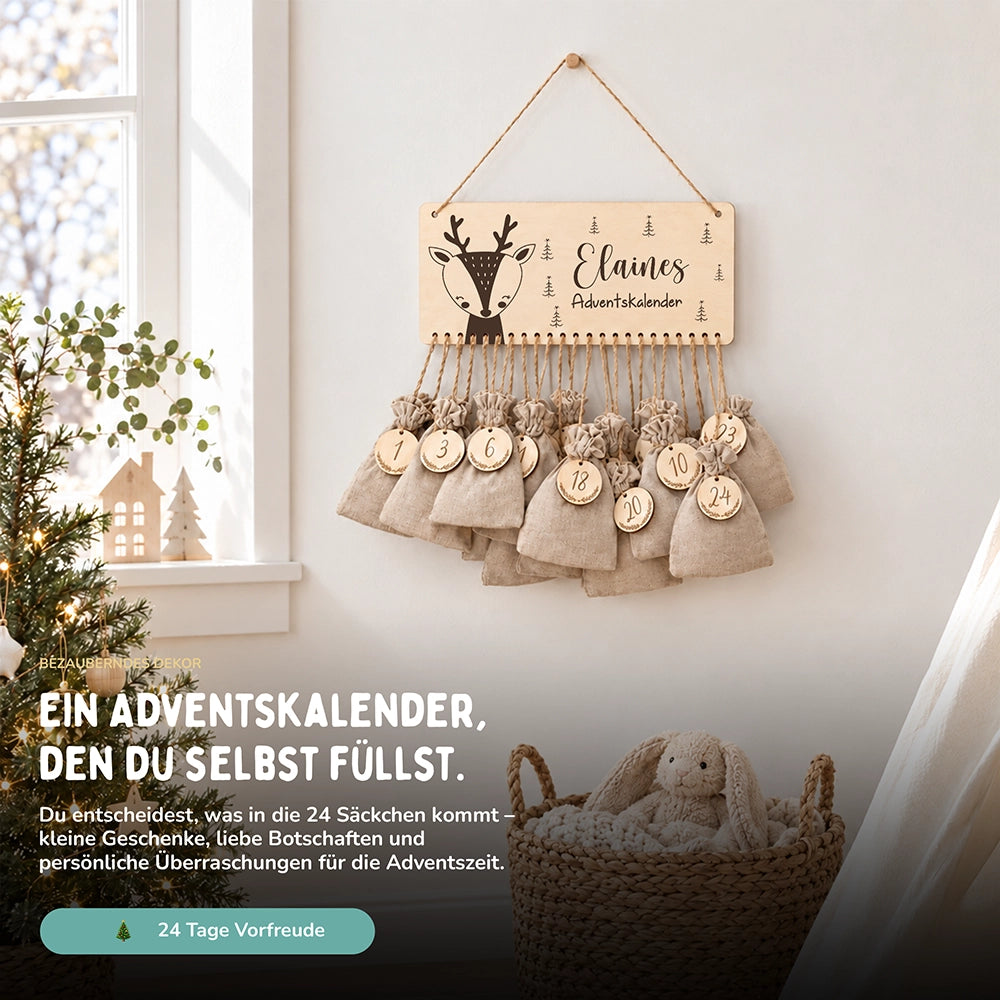 Adventskalender Kinder -  Elch