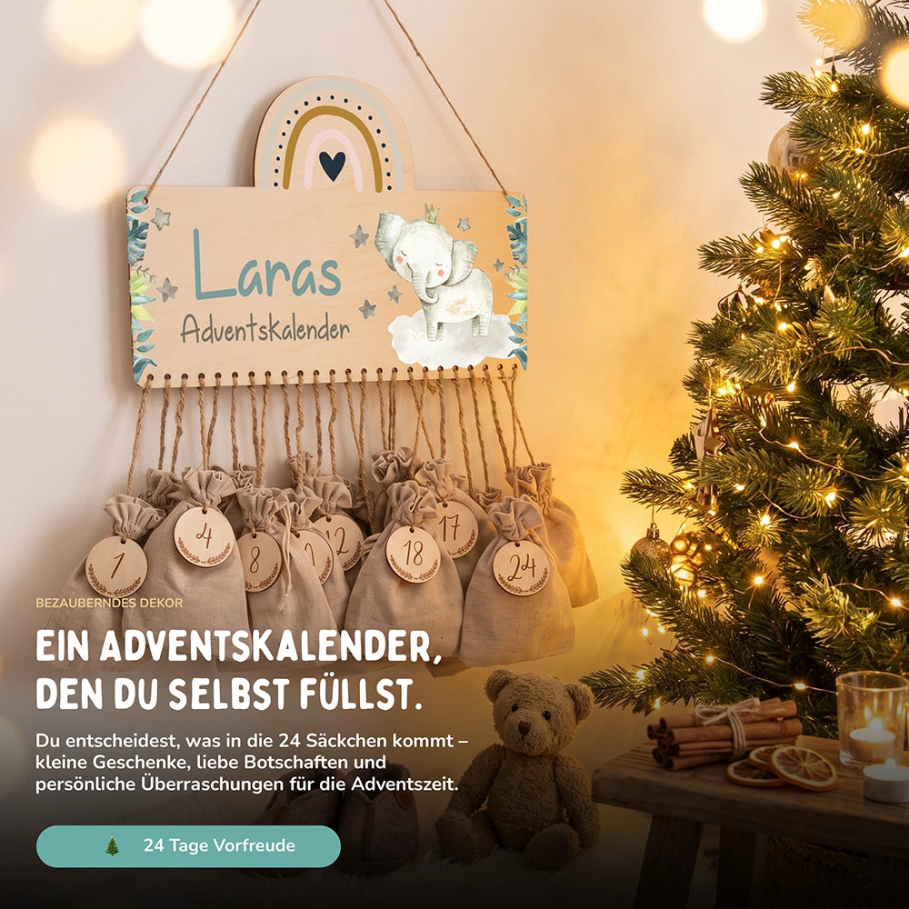Adventskalender Kinder -  Elefant