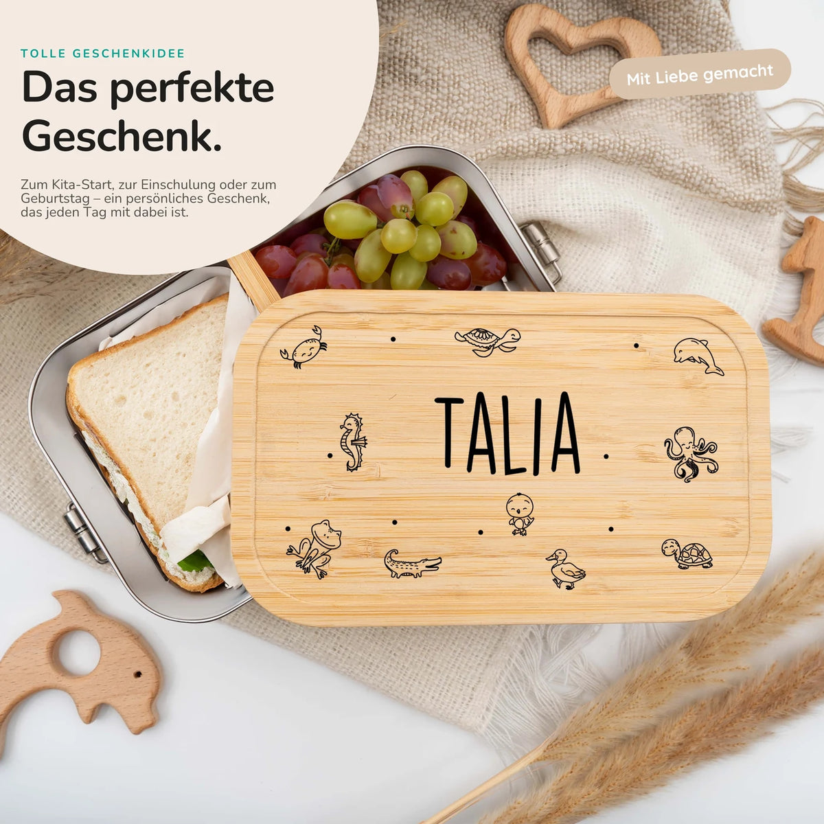 Brotdose Kinder personalisiert - Meer