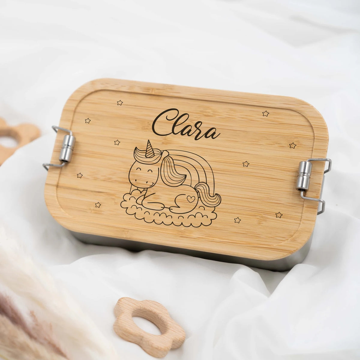 Brotdose personalisiert Einhorn