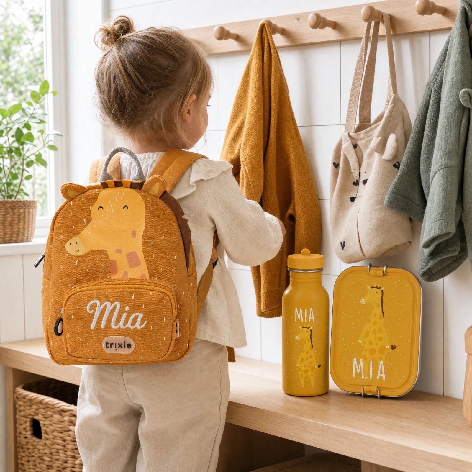 Trixie Kindergarten Set Giraffe, mit Wunschnamen für die Kita