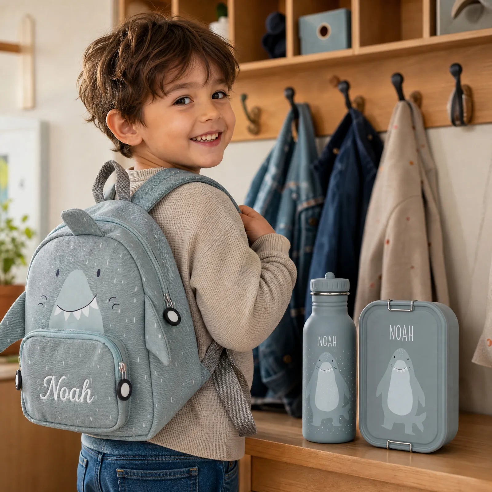Trixie Kindergarten Set Hai, mit Wunschnamen für die Kita