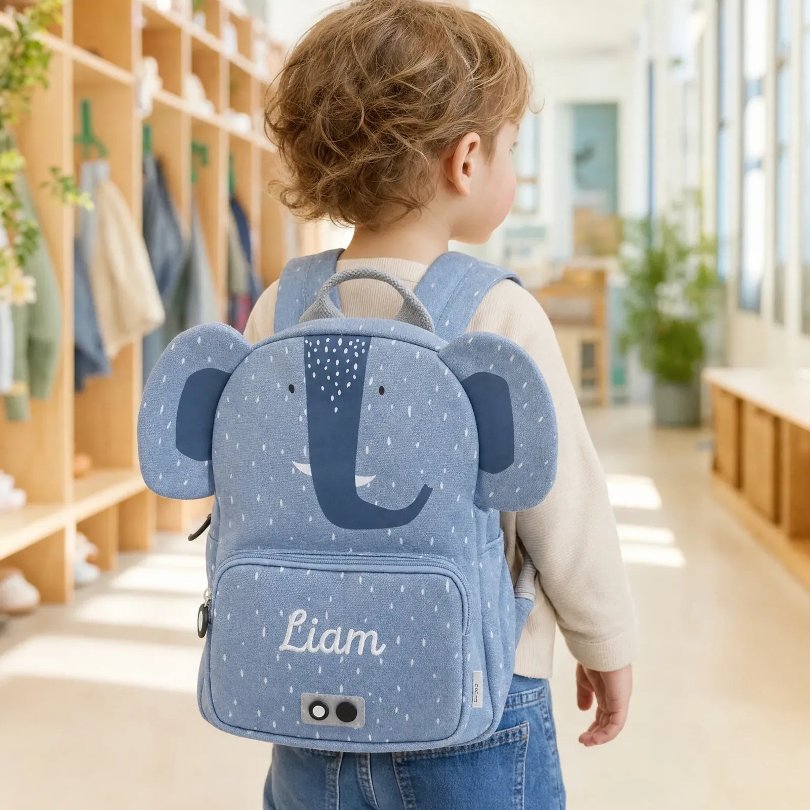 Trixie Kindergartenrucksack Elefant, Klein 5,25 L, ab 2 Jahren