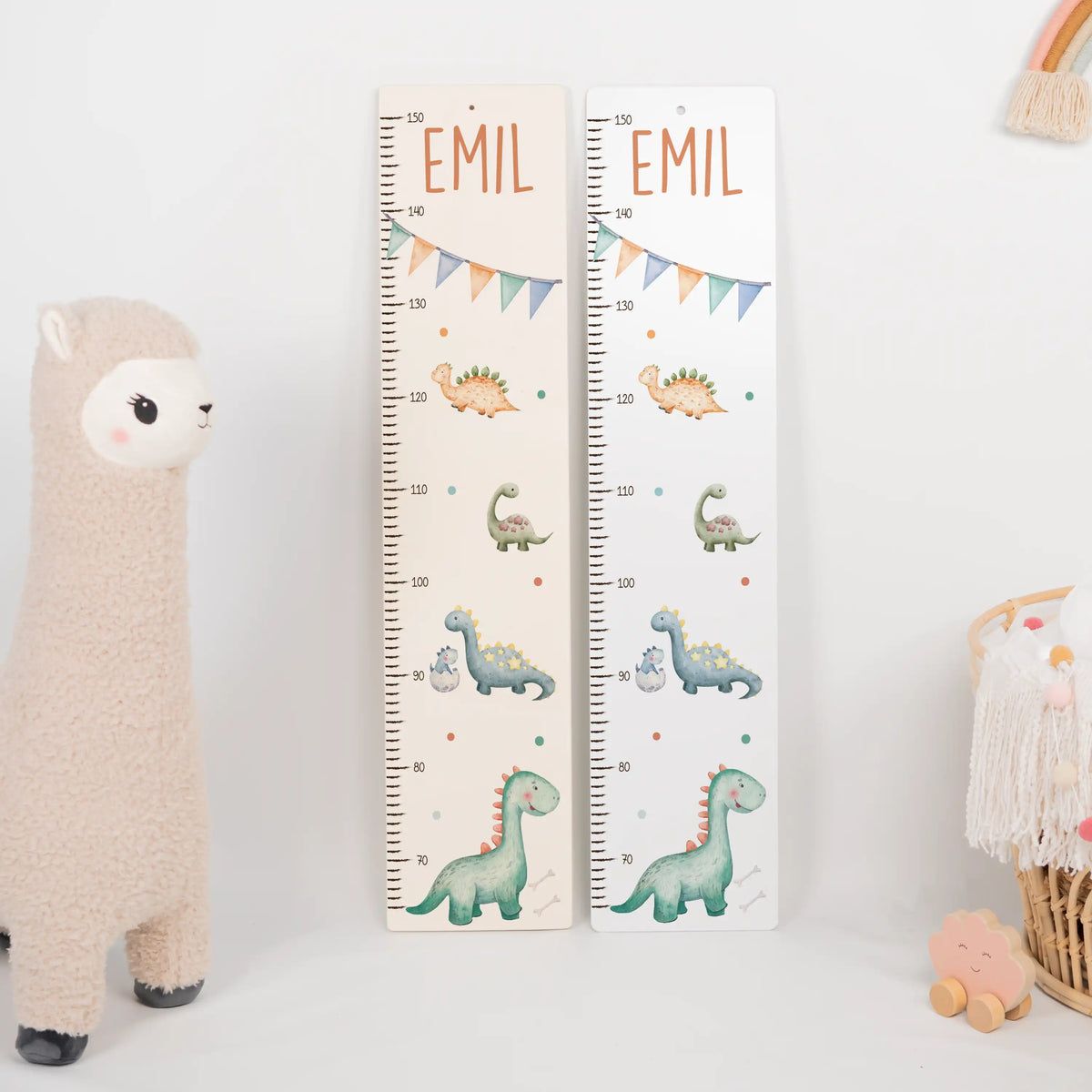 Messlatte Kinder Holz & Aluverbund - Dino