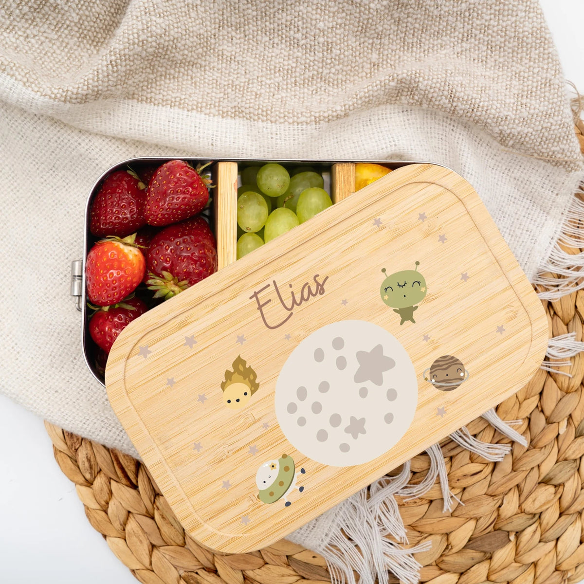 Brotdose personalisiert Weltall