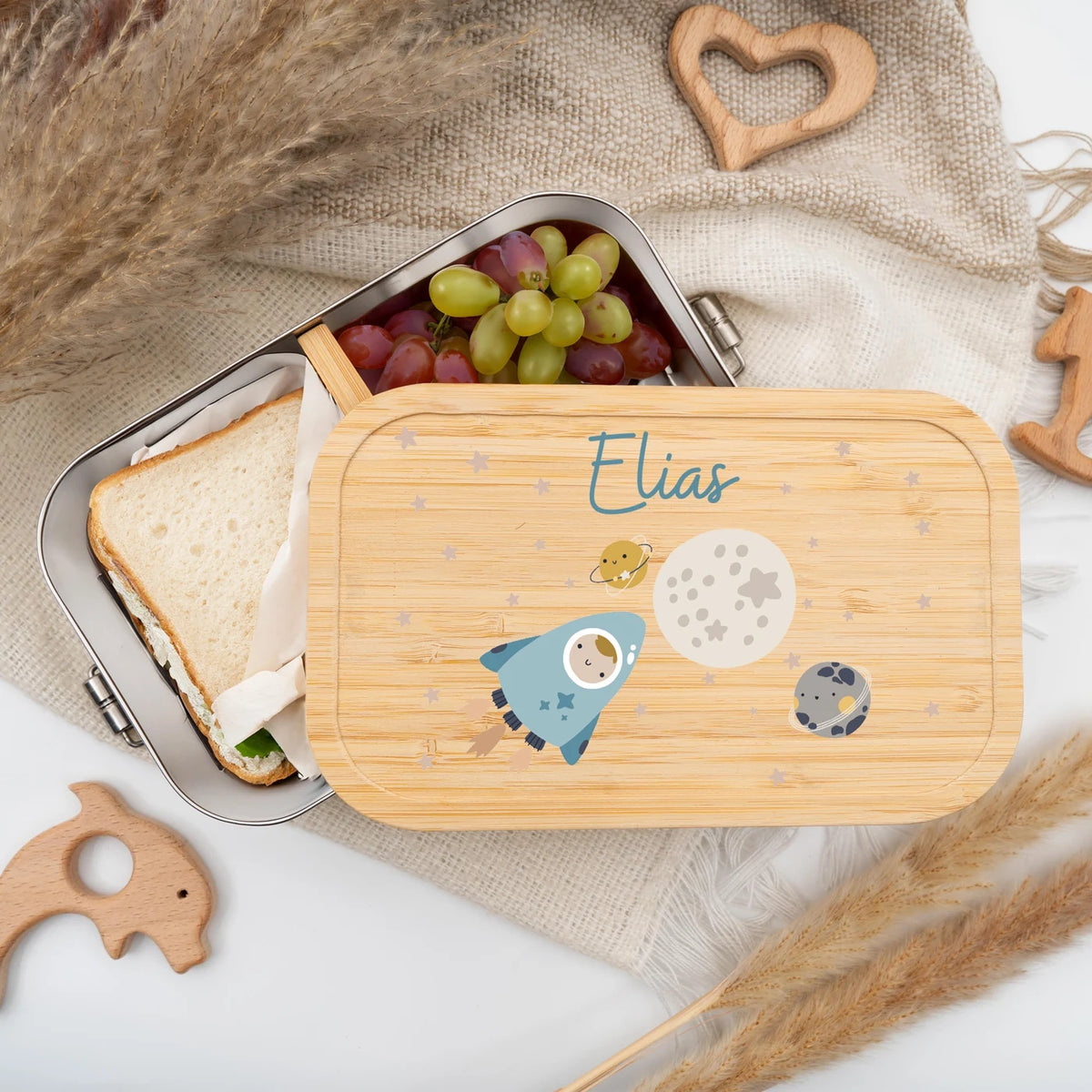 Brotdose personalisiert Weltall