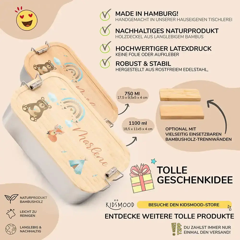 detailansicht der gravierten tipi motive auf brotdose