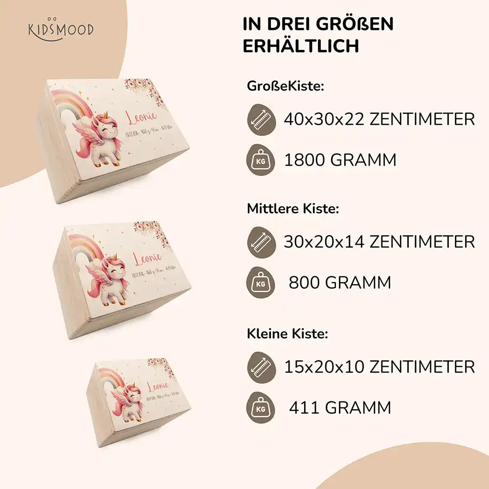 Erinnerungsbox Baby - Baby Einhorn
