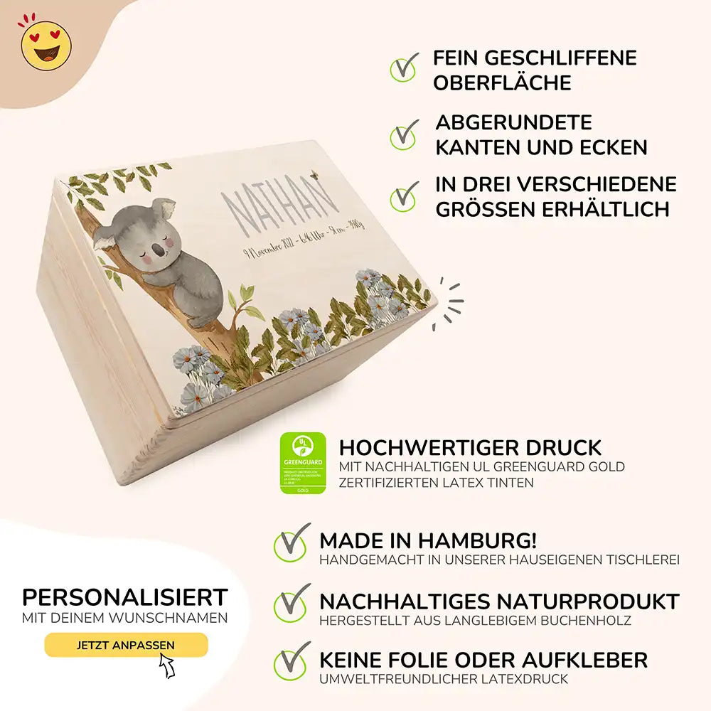 Erinnerungsbox Baby Koala