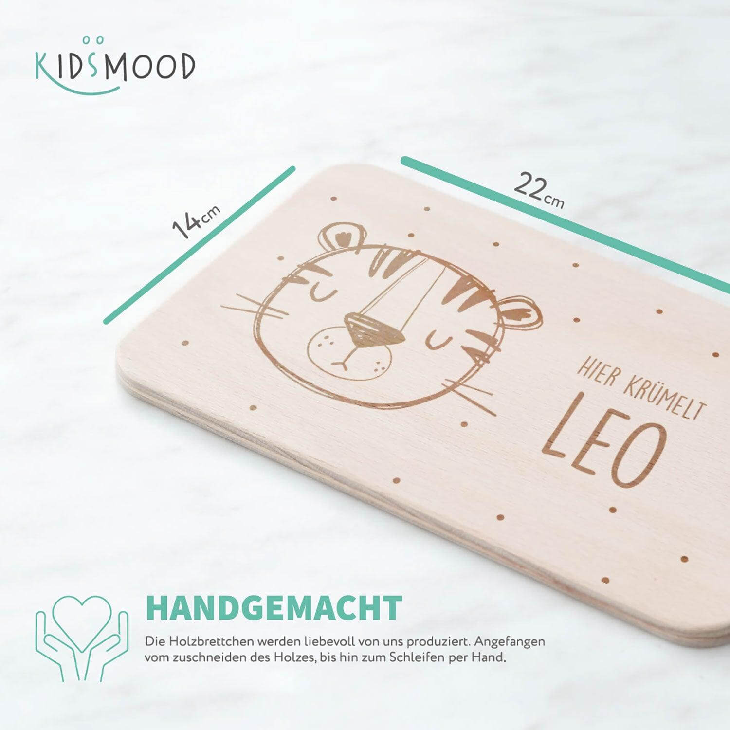 detailed view of personalized breakfast board