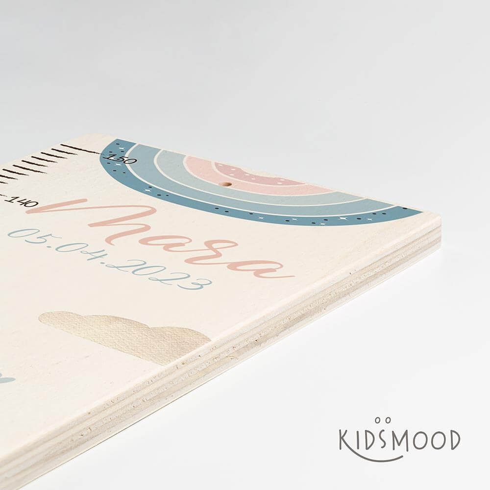 Messlatte Kinder Holz & Aluverbund - Einhorn