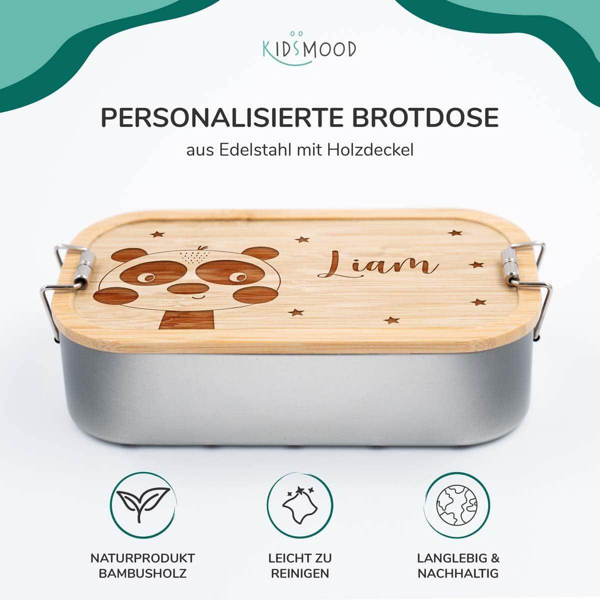 custom lunchbox with panda design