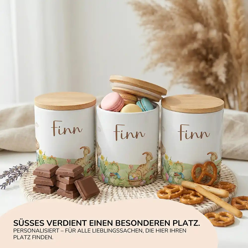 Personalisierte Keksdose Dinos Ostern - Ansicht 15