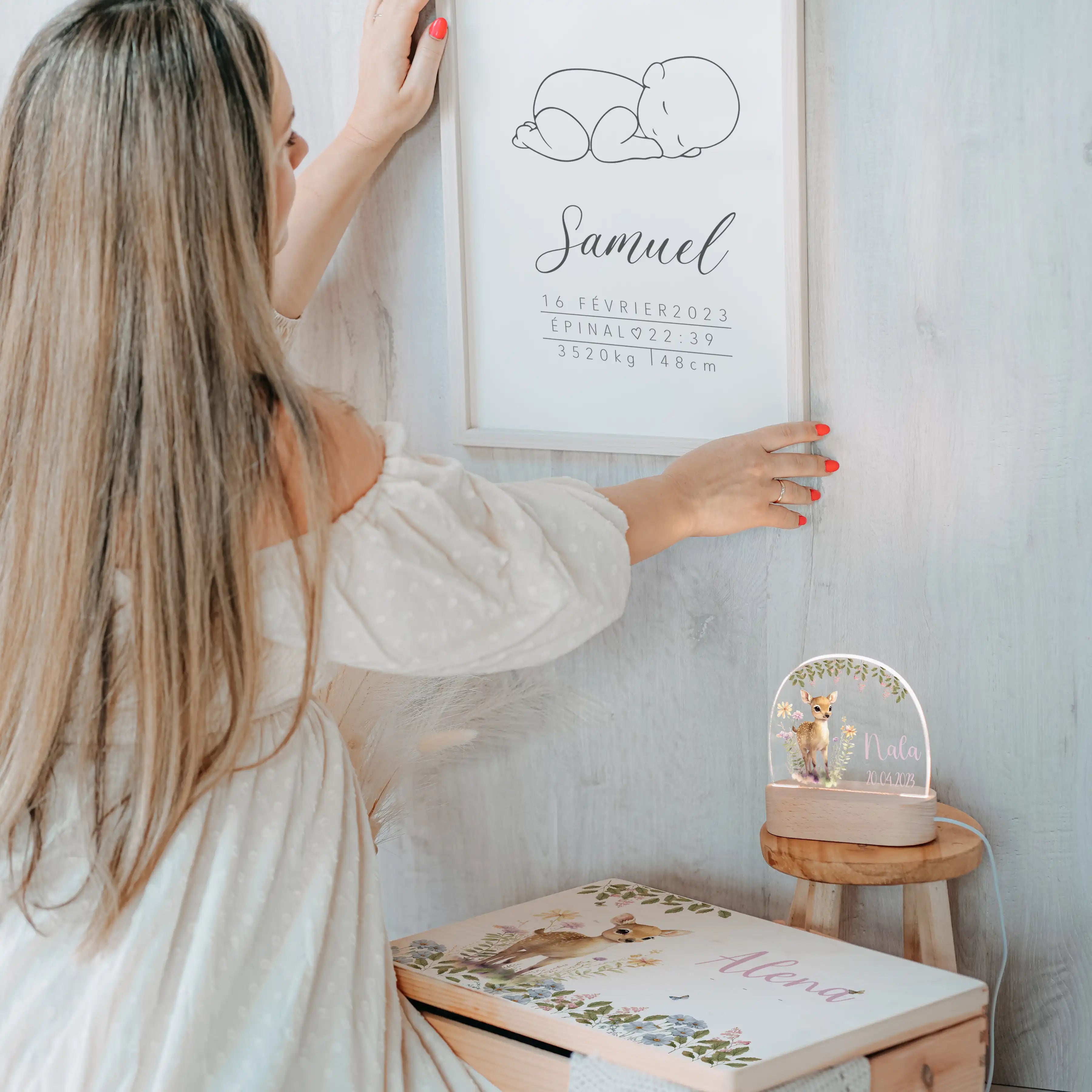 Willkommen auf der Welt Bundle – Reh" | Geschenk zur Geburt